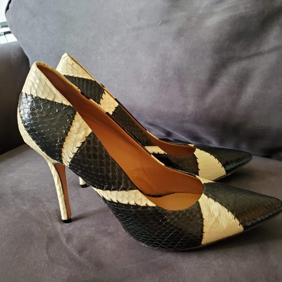 Rachel Roy Alta Patchwork Snake Pump - Picture 5 of 11